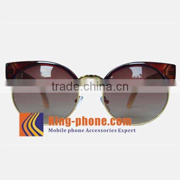 PC wood sunglasses fashion style wooden sun glasses
