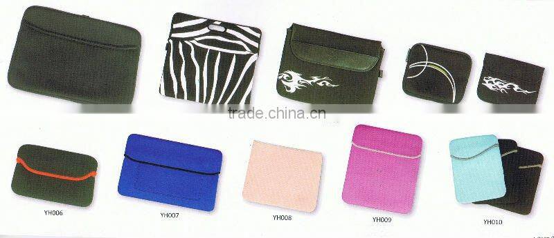 Handmade laptop felt bag in fashion design