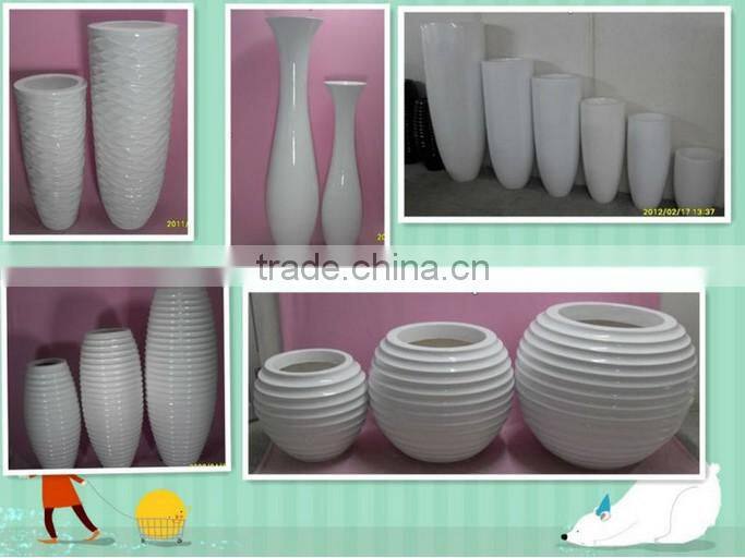SJLJ013206 Guandong factory wholesale fiberglass flower pots / plant pot / quality garden pot