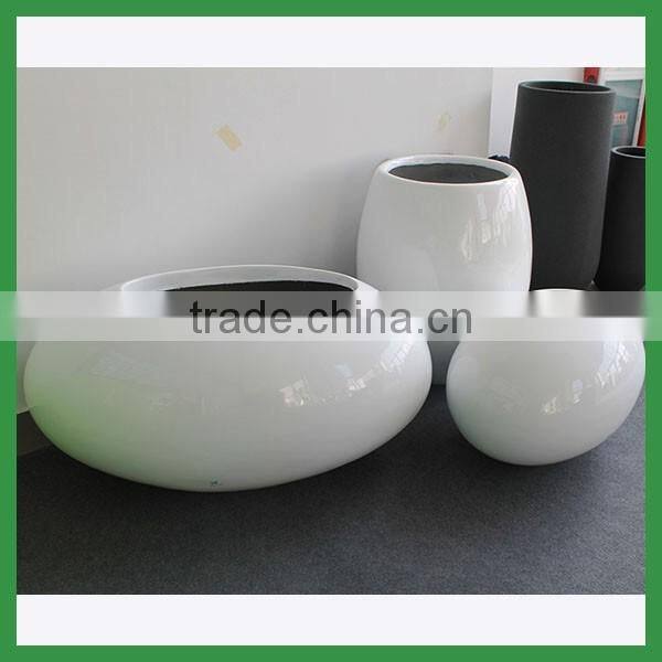 FO-326 Modern Style Fiberglass Flower Pots Set