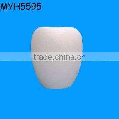 Creative design white ceramic flower vase