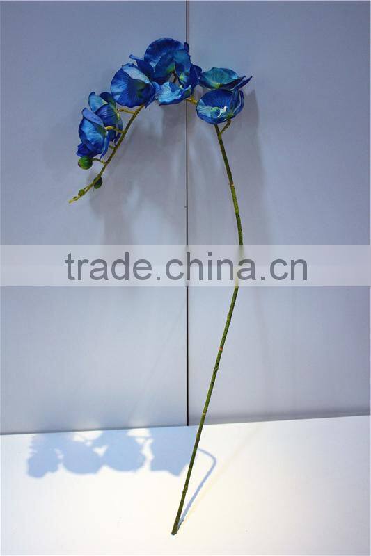 Home garden creepers decoration 110cm height artificial plum colored purple Phalaenopsis flowers making EHDL02 0809