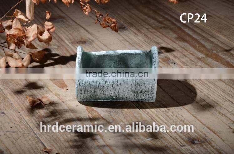 high quality colorful Cement garden flower pot