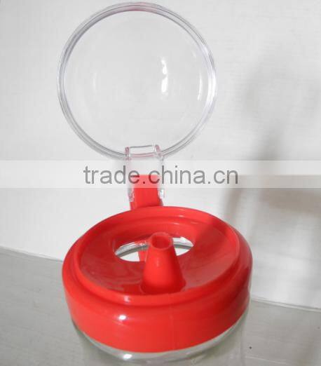 glass oil vinegar soy sauces oil dispenser with handle spout
