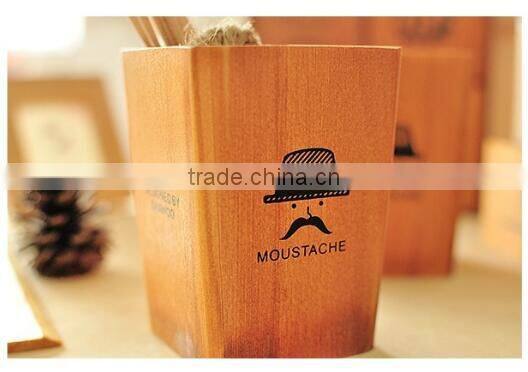 Office or Student's wood Pen Holder/Pen Container