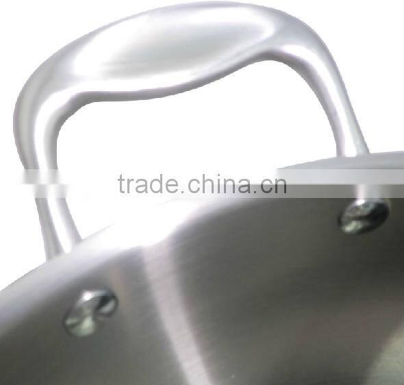 Metal skillet/ fry pan stainless steel skillet