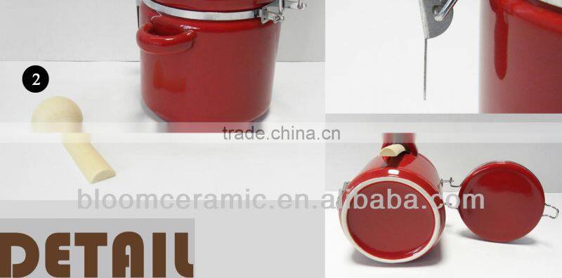 Rubber sealed jar for wholesale