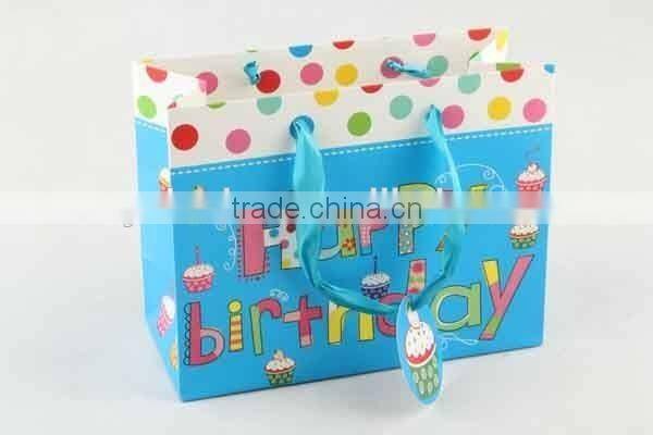 Foldable Gift Bag With Card / Shopping Paper Bag
