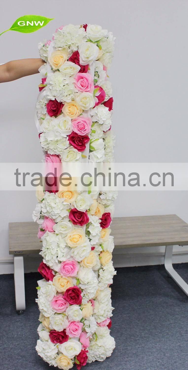 GNW FLW1606008-GAR Alibaba Lowest Price colorful silk flower garland for table arrangement