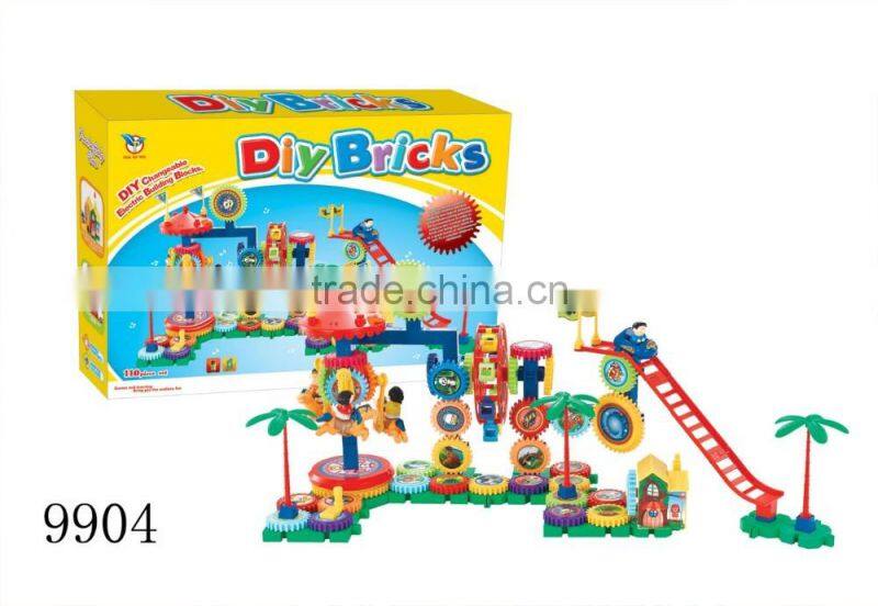 Funny building block toy plastic interlocking toy for kids