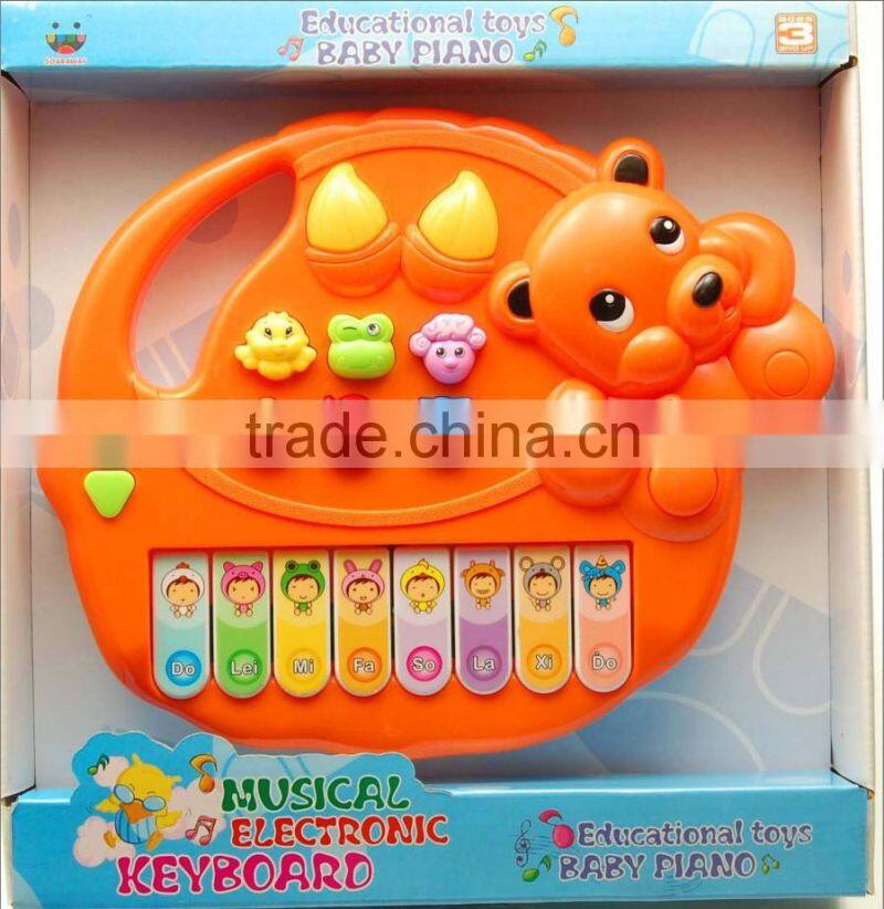 2015 hot sale musical instrument electronic educational keyboard for kids/keyboard learning machine toys