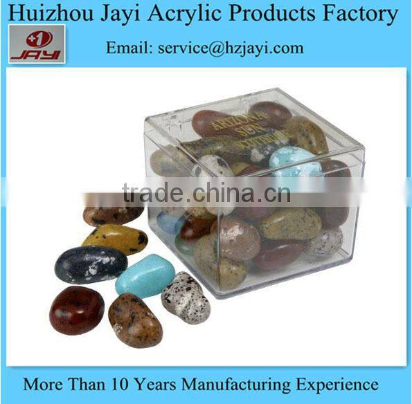 Wholesale acrylic chocolate container and chocolate box with clear lid