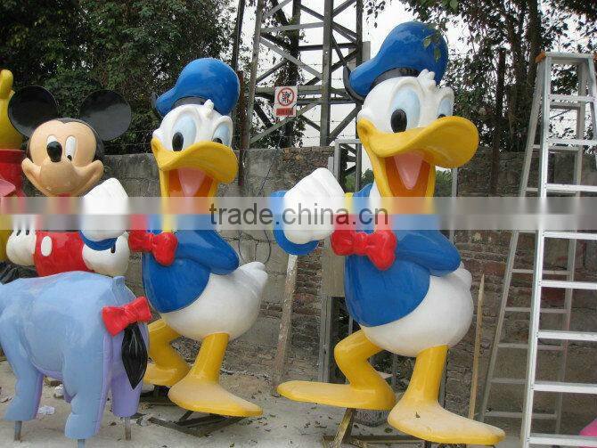 Large fiberglass duck mascot