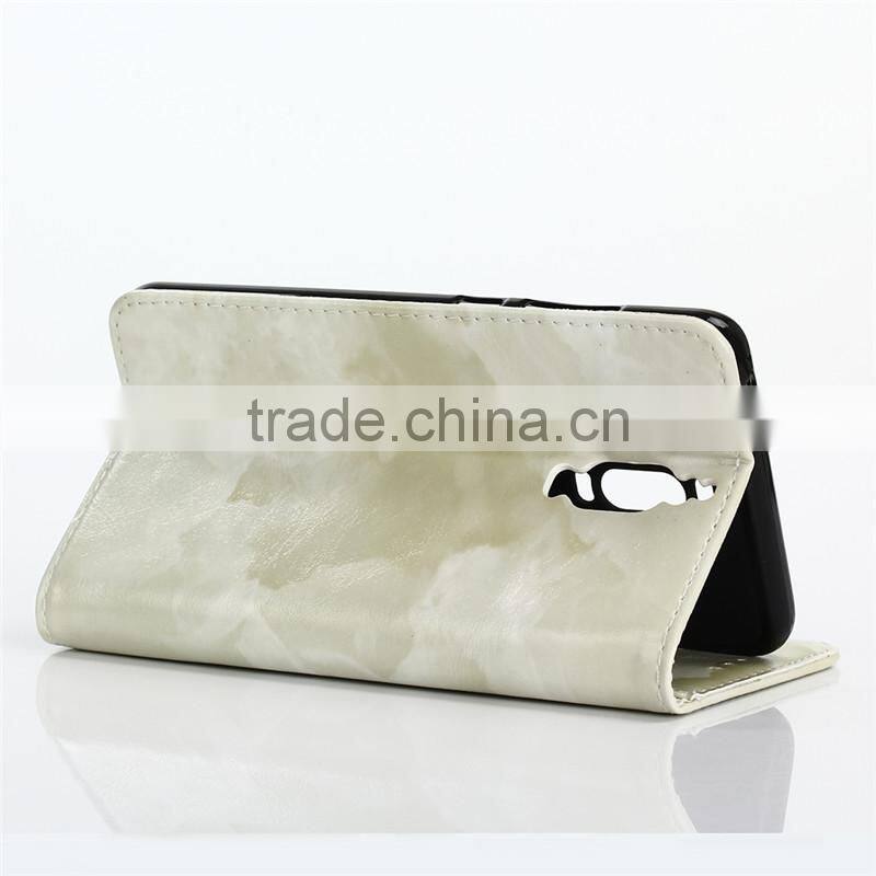 Noble design high quality marble PU card bumper/pocket cell phone case for Huawei