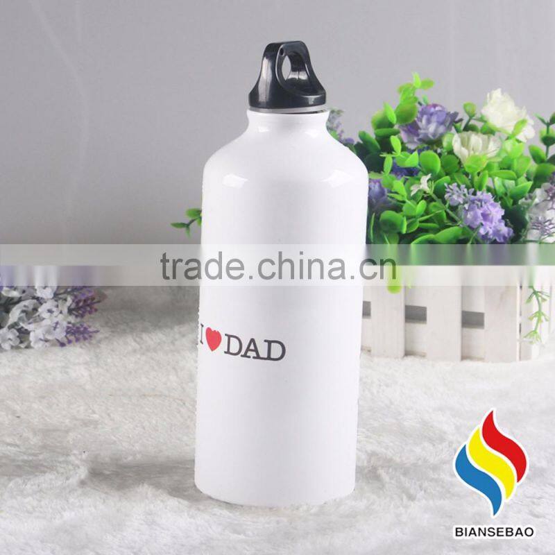 20 oz. Wide Mouth Aluminum Water Bottle w/Carabiner