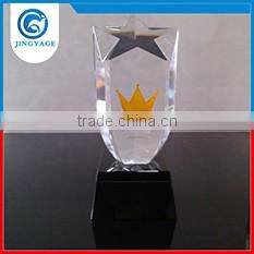 ISO 9001 Factory promotional polygon crystal trophy custom