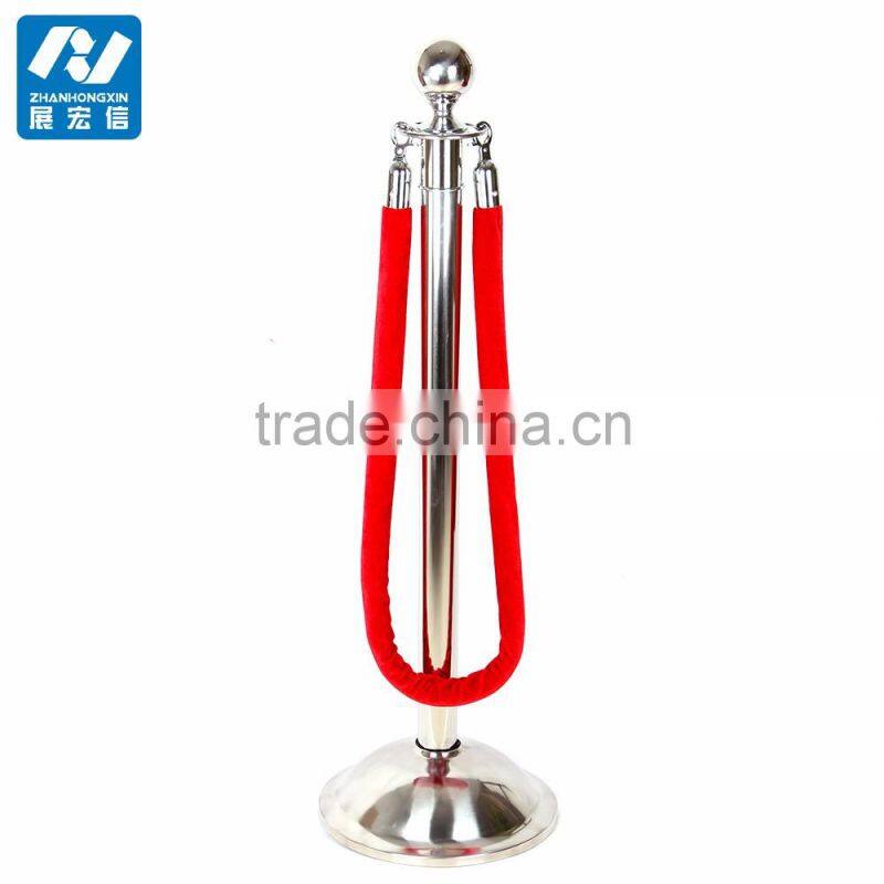 rope stanchions for indoor or outdoor crowd management