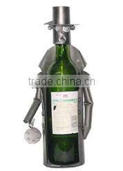 Wrought Iron Wine Bottle Holder j016