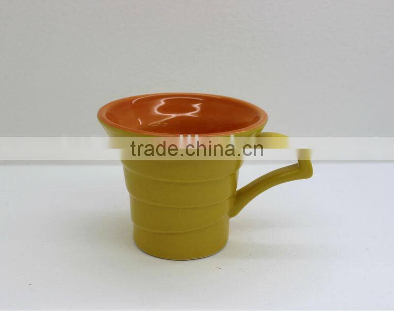 Double colors 3pcs ceramic chinese teapot set