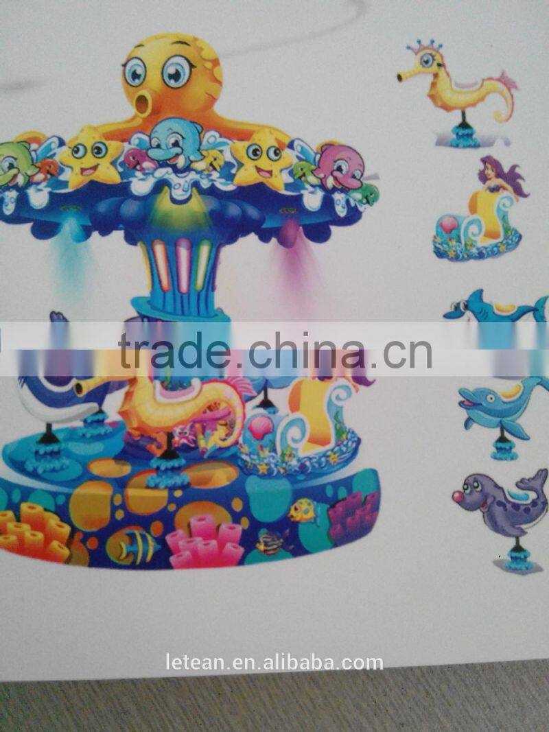 New design cheap attractive amusement musical carousel ride