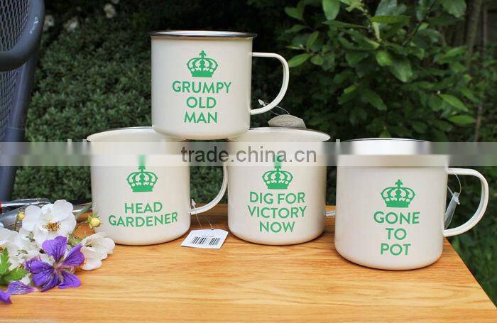 Promotional camp mug metal camp mug