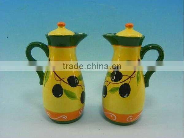 beautiful ceramic vinegar/ oil /sauce /bottle