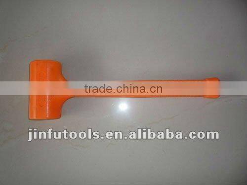 stoning hammer with wooden handle