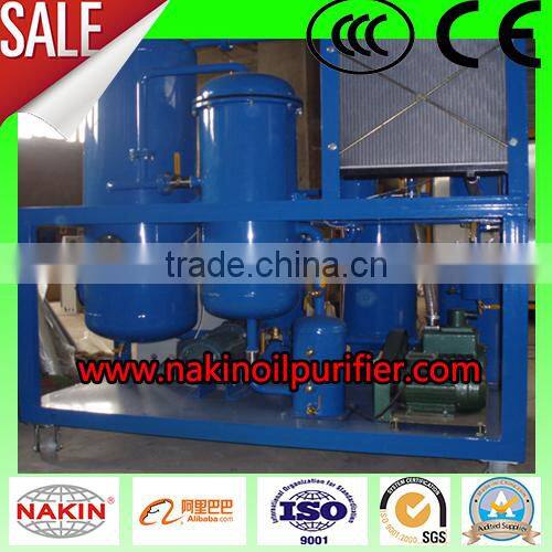 Vacuum Lubricant Oil Filtering Plant with Large Capacity for Holding Particles