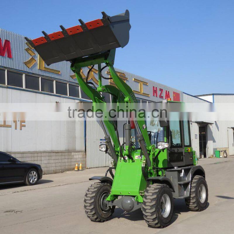 EPA engine ce mini wheel loader ZL-12 for sale HZM912 in shanghai Bauma
