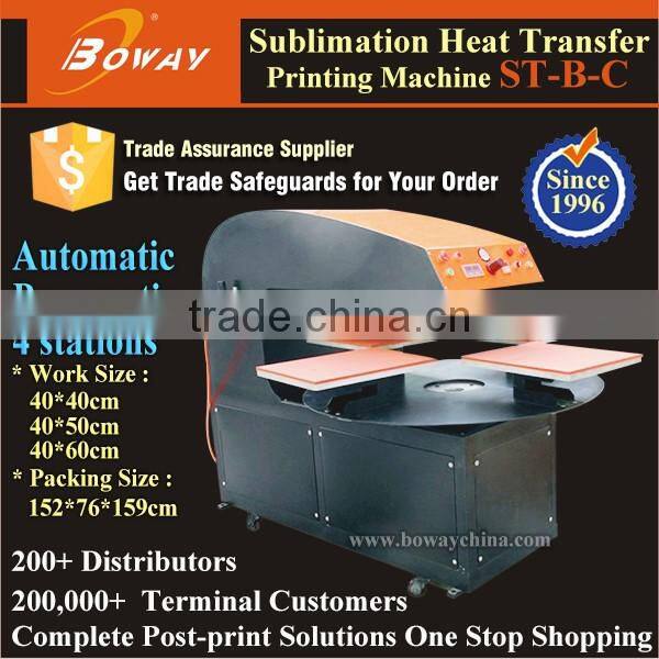 2 work stations pneumatic heat press digital textile printer