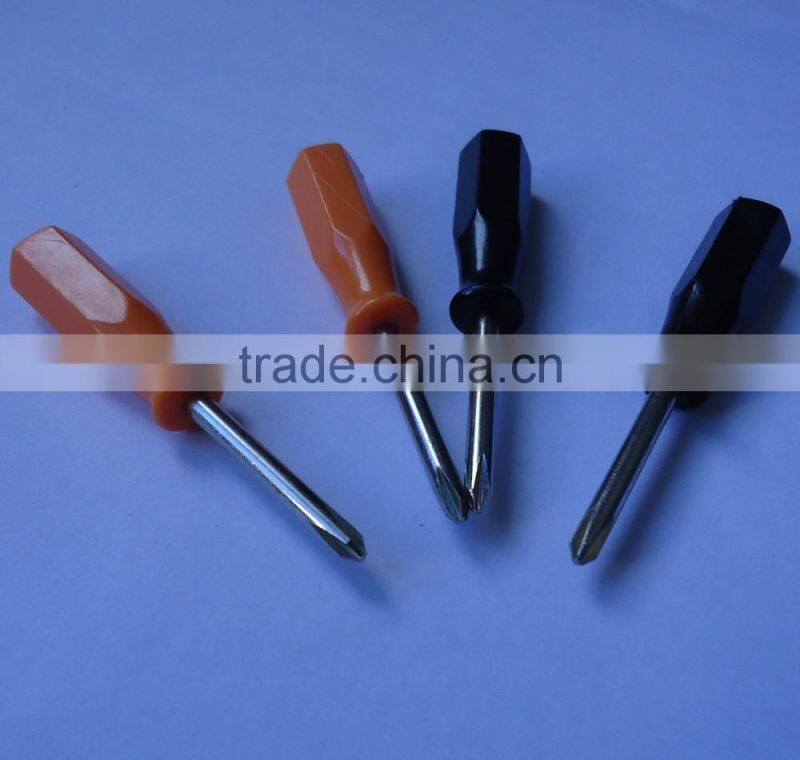 Promotional 3x55mm Mini plastic screwdriver PH0 screwdriver