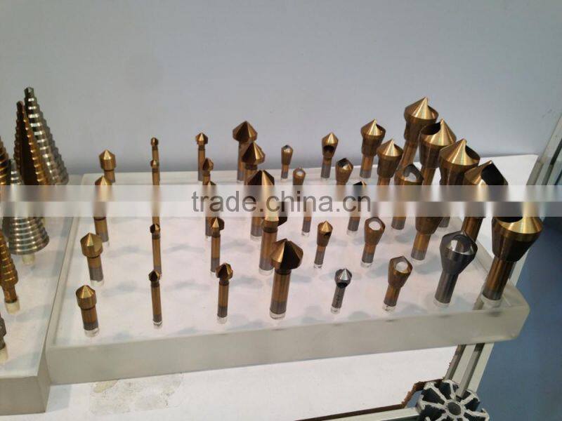 hss 4-30mm round shank step drill bit with spiral flute twist bits