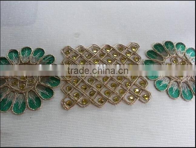 hot fix and flat computerized embroidery machine prices with double sequin and easy cording