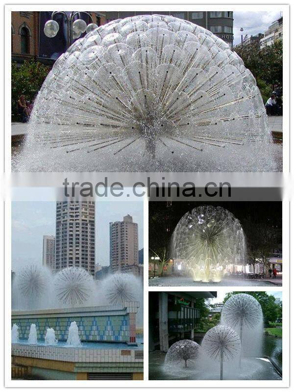 water fountain outdoor factory led crystal ball fountain
