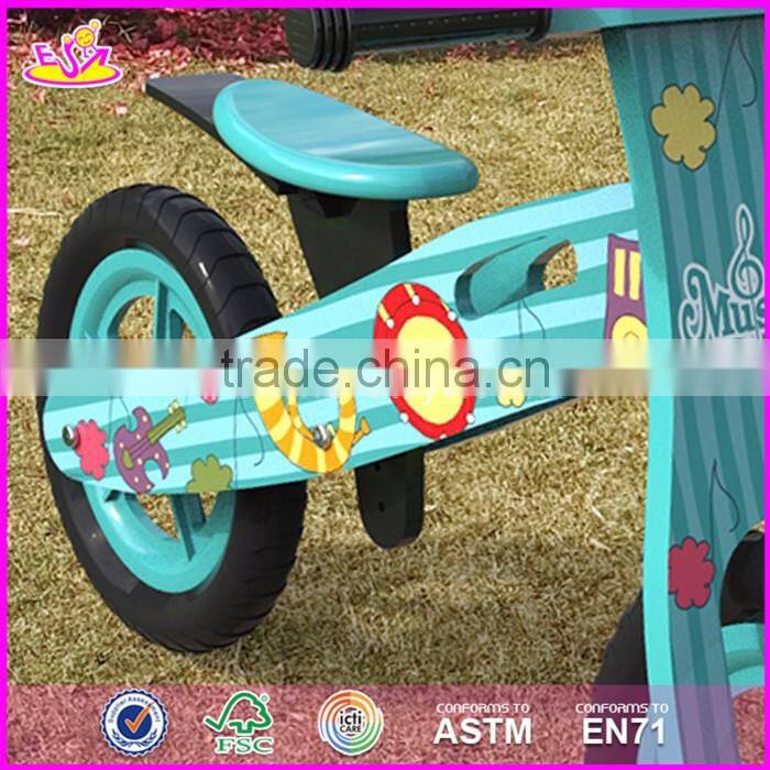2017 New design original work children wooden balance bikes for boys W16C178