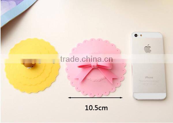 Silicone Anti-dust Suction Seal Lid Cap Coffee Mug Leak Proof Cover