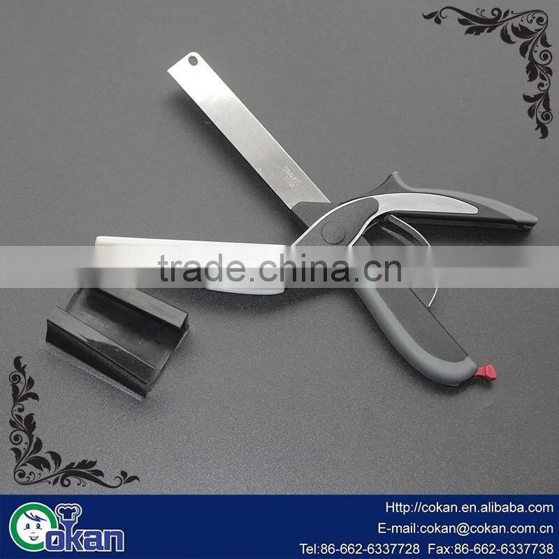 CK-KT647 7.5" Multipurpose Kitchen Shears stainless steel kitchen scissors Kitchen Shears /Tailor Scissors with Plastic Handle