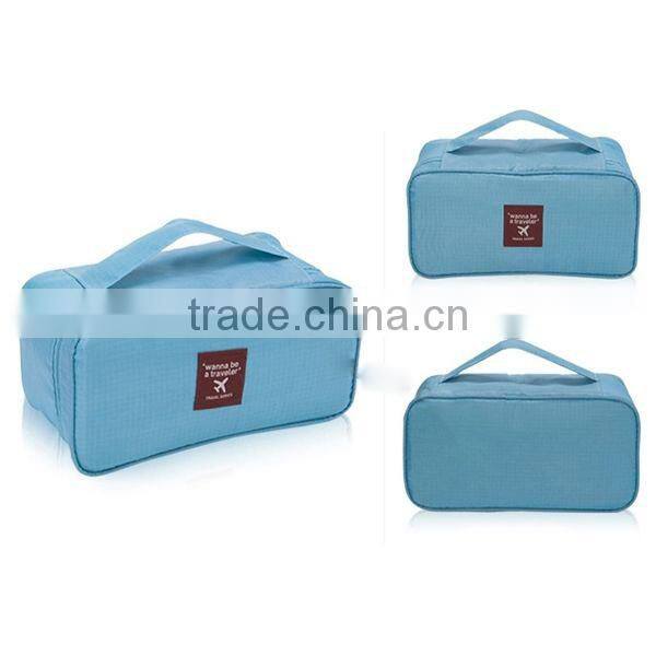 Multifunctional women underwear wash bag Travel gift bags Makeup Toiletry Wash handled bag