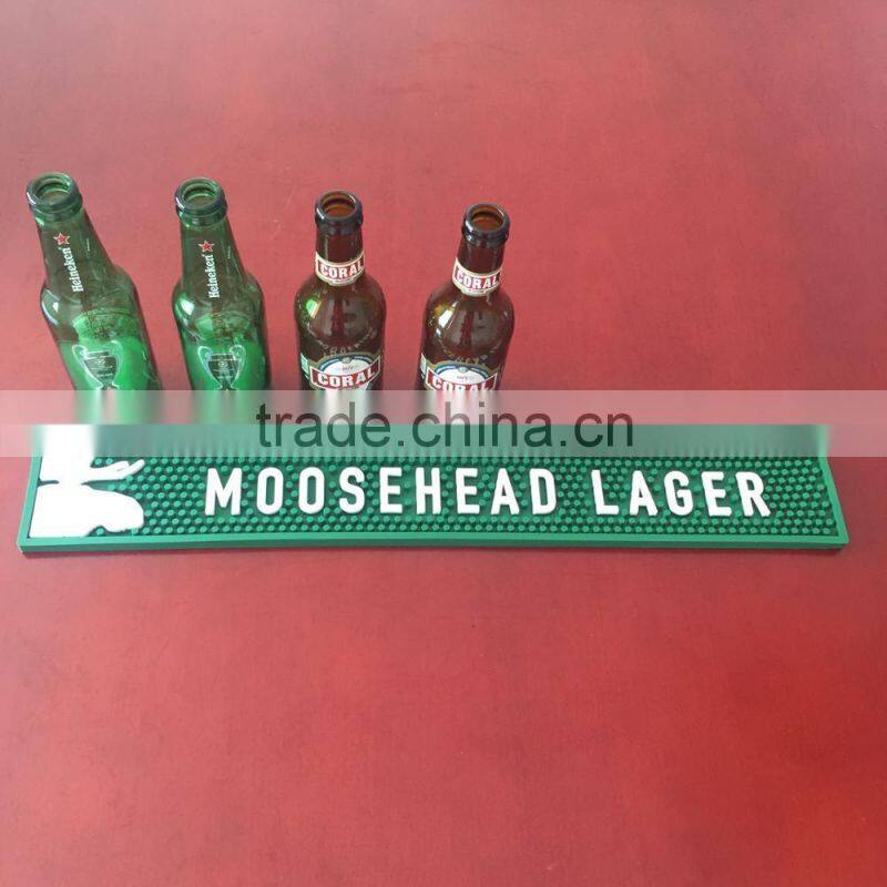Custom trendy spft pvc beer bar mat