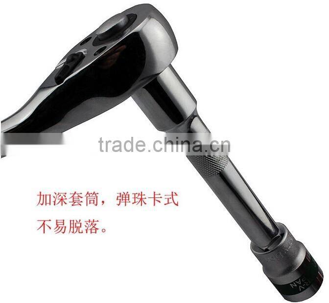 Best selling 12pcs 1/2" drive socket and ratchet handle set with high quality