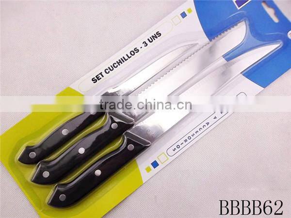 2015 Professional Chef Knife Set,3 pcs kitchen knife set