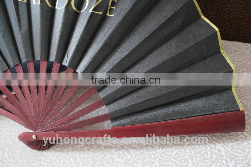 2015new custom silk fan for gift