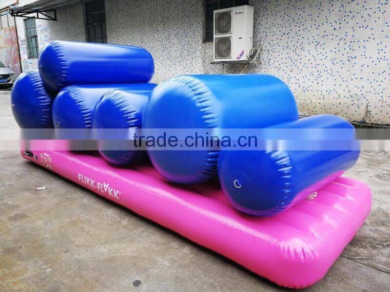 High quality Inflatable Gym Air Rolls PVC Air Pillar For Gymnastic