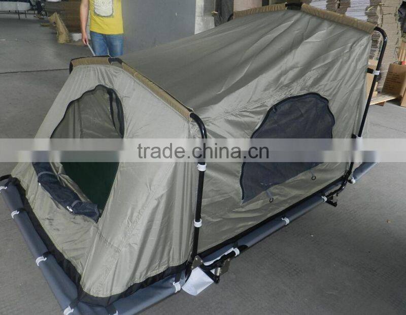 Different Canvas Ground Tent With Aluminum Frame and Waterproof