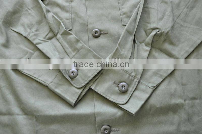 Manufacturer of Lybian OD Green 65%C 35%P Summer Military Uniforms