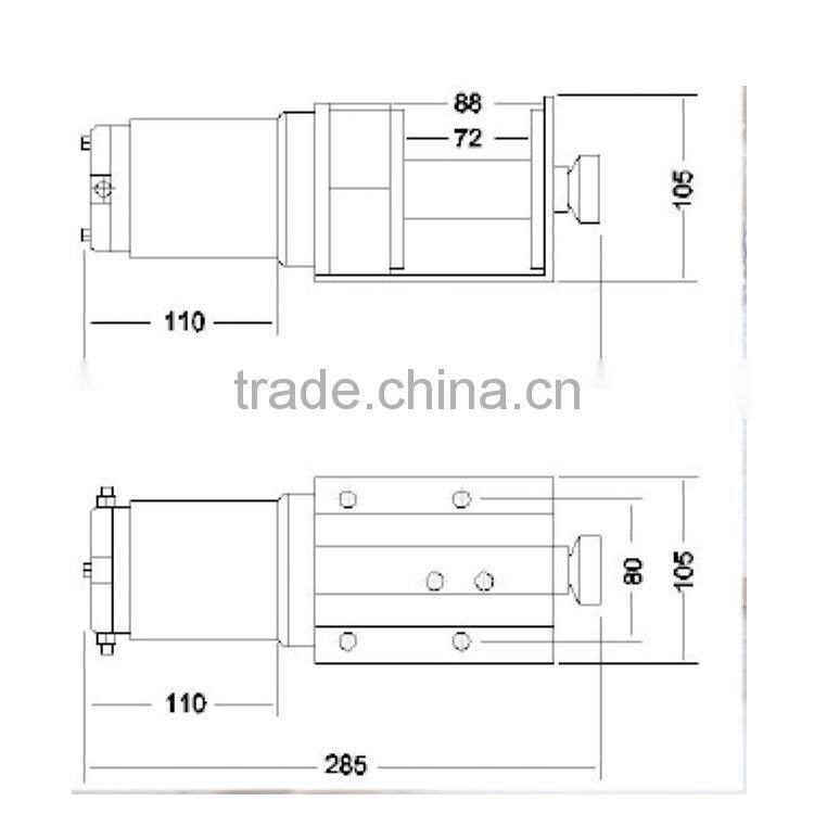 Small 1500lb electric capstan winch for sale