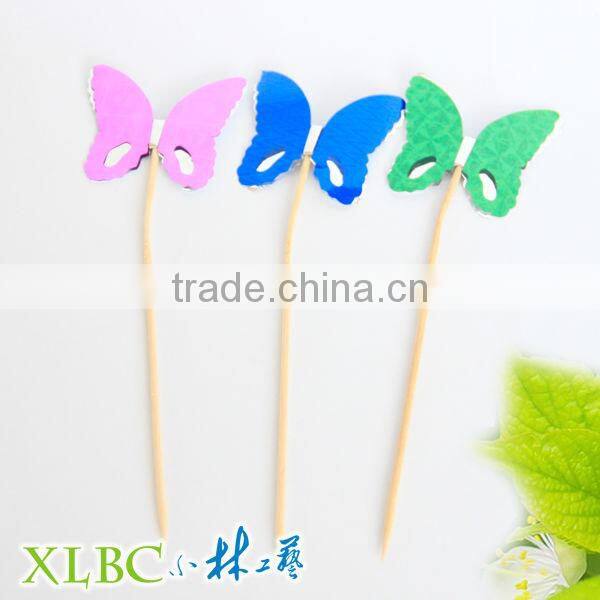 100pcs per box Craft buterfly picks