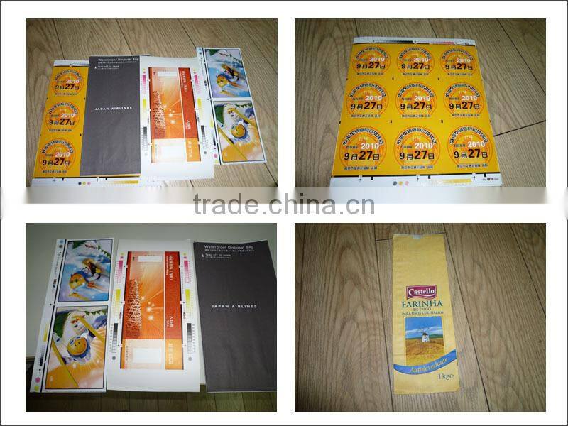 FP450 single colour stickers label flexo printing machine