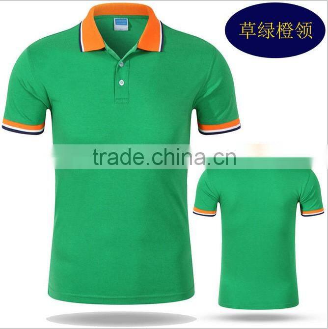 promotional high quality polyester worker uniform men short sleeve polo shirt