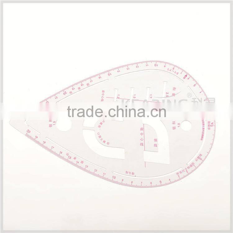Kearing brand sandwich line printing metric vary form curve ruler for pattern making# 6403